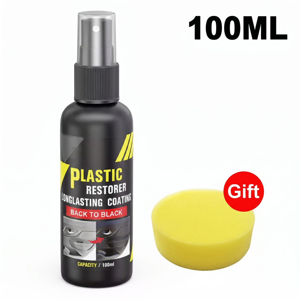 Back-to-Black Plastic & Leather Restorer: Long-Lasting Surface Protectant